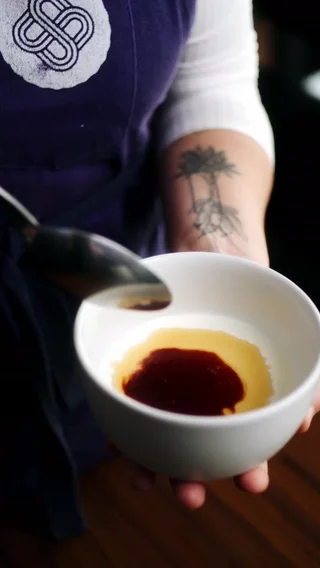 Panna Cotta with Fermented Honey