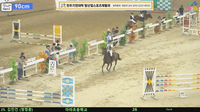 김민건3 (청정꿈) — 제6회 전북특별자치도지사배 전국승마대회(장애물) · 장애물 90cm