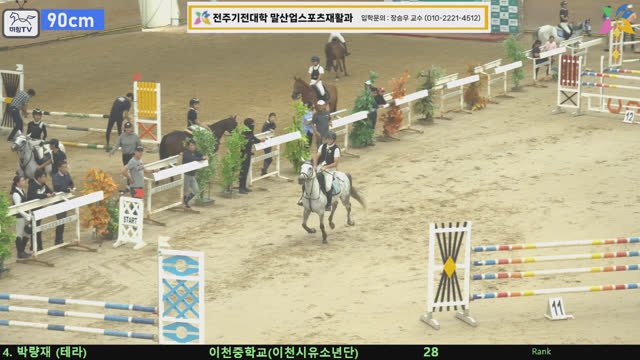 박량재 (온겨례) — 제6회 전북특별자치도지사배 전국승마대회(장애물) · 장애물 90cm