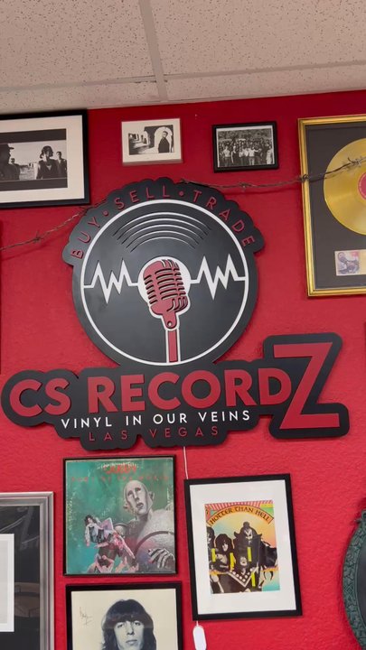 CS RecordZ - Quick walk around at CSRecordZ. I said their name wrong a few times in the video but make no mistake, it's awesome! - Vinyl Records Near Me - Boulder City, Nevada