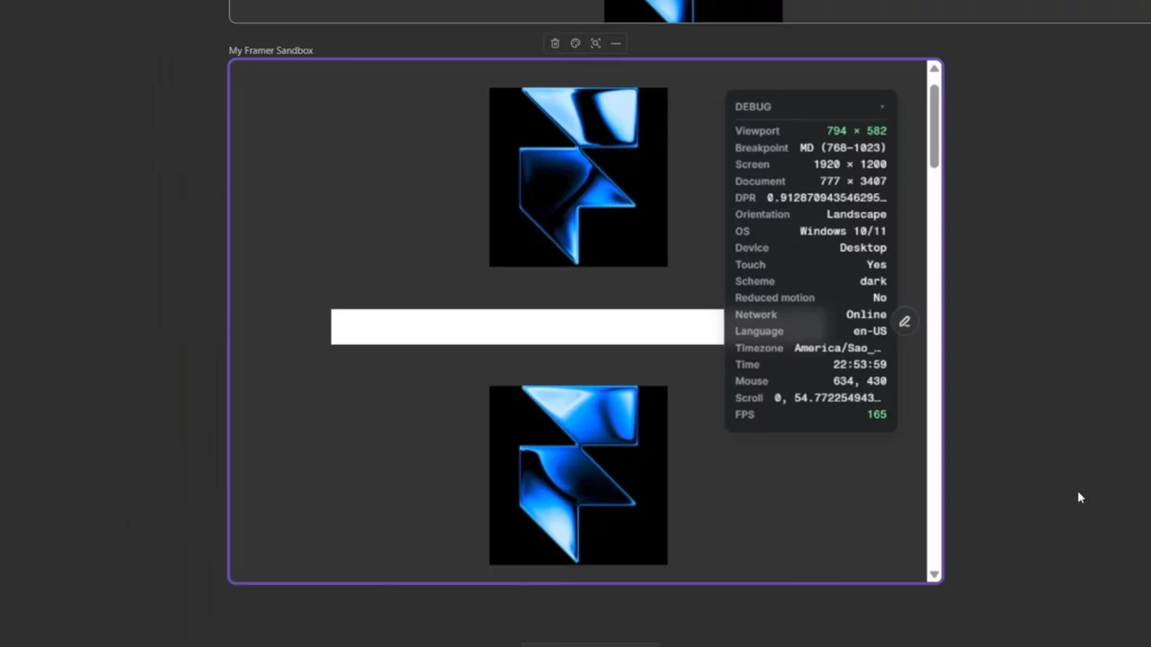Here's a component I use to view useful information about the page. It contains a lot of details that you typically check by opening the browser console.Just copy the URL and paste it into your canvas.https://sub.chujiqiqi.com/m/DebugInfo-vwSQYI.jsAlso, did you know that Obsidian canvas can render a webpage in a frame? Fully interactable, by the way.