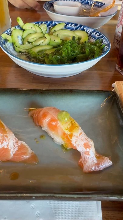 Sushi District - The sashimi is sooooo goood. I ordered like 8 pieces haha - Sushi Bars Near Me - Costa Mesa, California