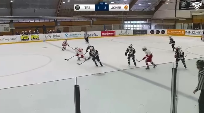 Robin Hämeenkorpi's Stunning Backhand Goal vs. Defence