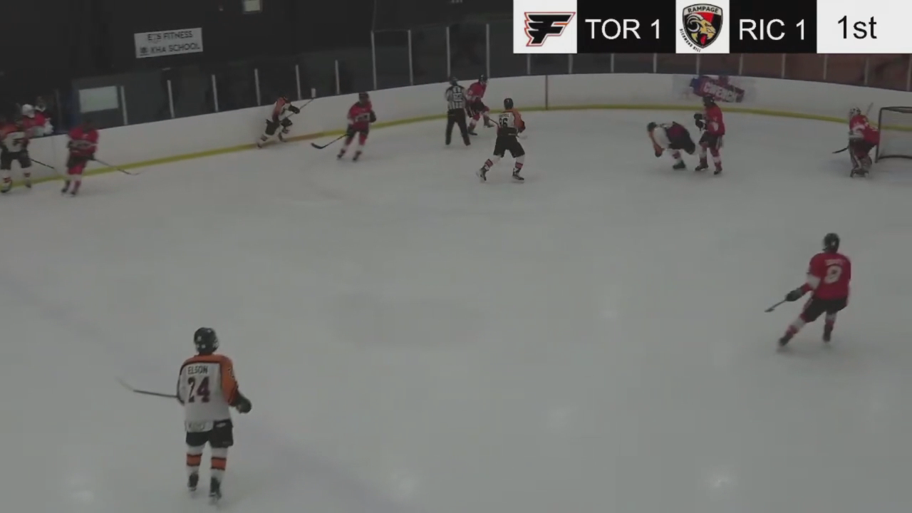 (Broadcast) 2025-11-15 - 1A Full Shift vs Richmond Hill - Full Shift Highlight: Great Defense, Boardwork & O-Zone Pressure resulting in goal for linemate