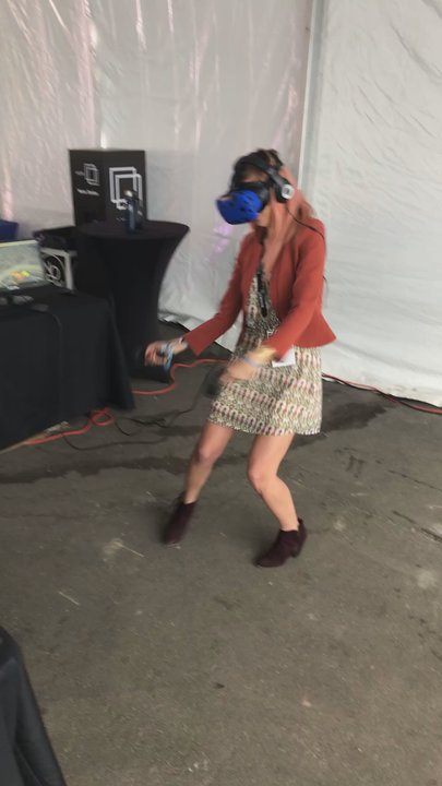 Maverick VR - I'm kind of a pro at Fruit Ninja - Party Equipment Rentals Near Me - Charlotte, North Carolina