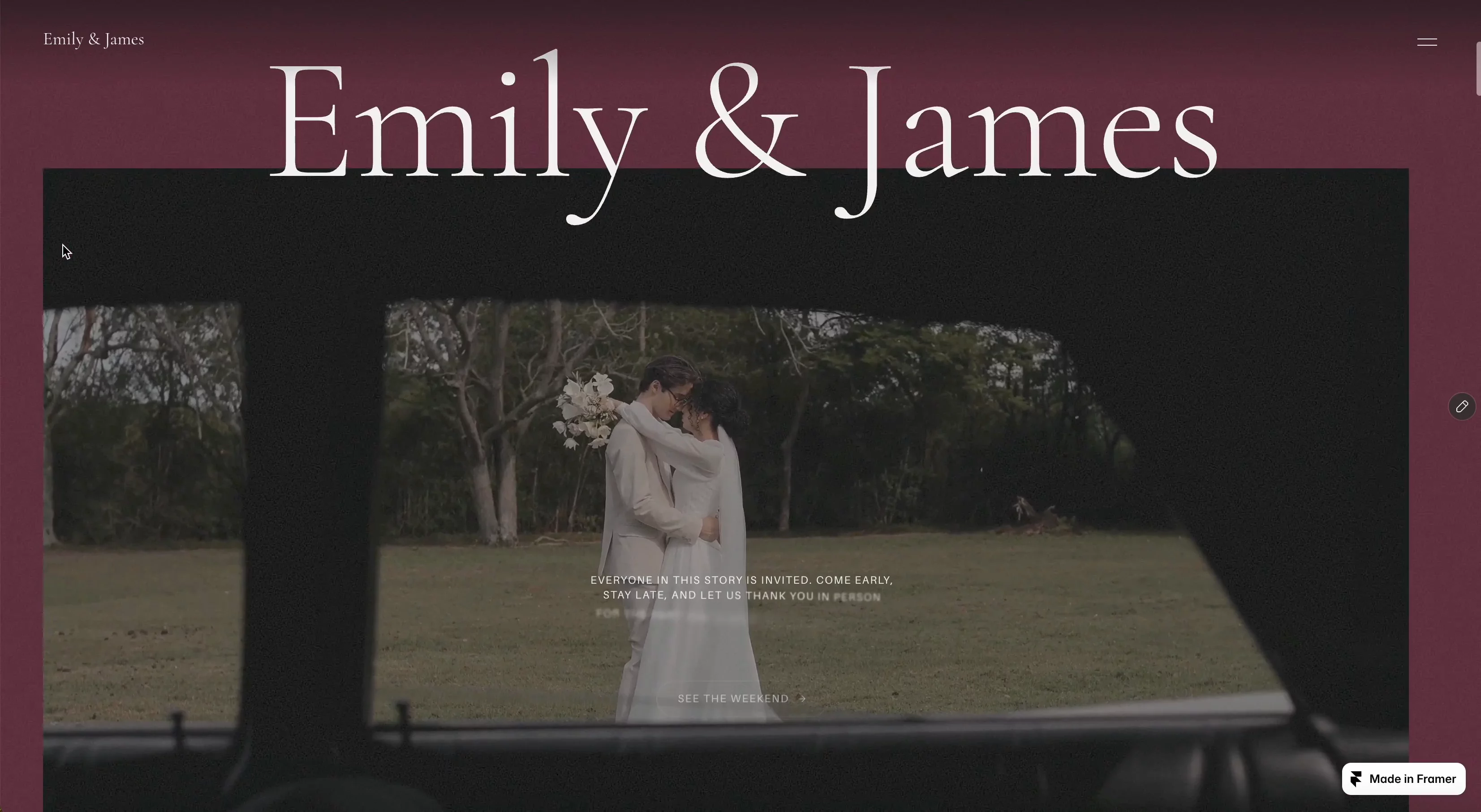 💍 Free editorial wedding template: https://framer.link/OVLj7AyFollow me for more free resources