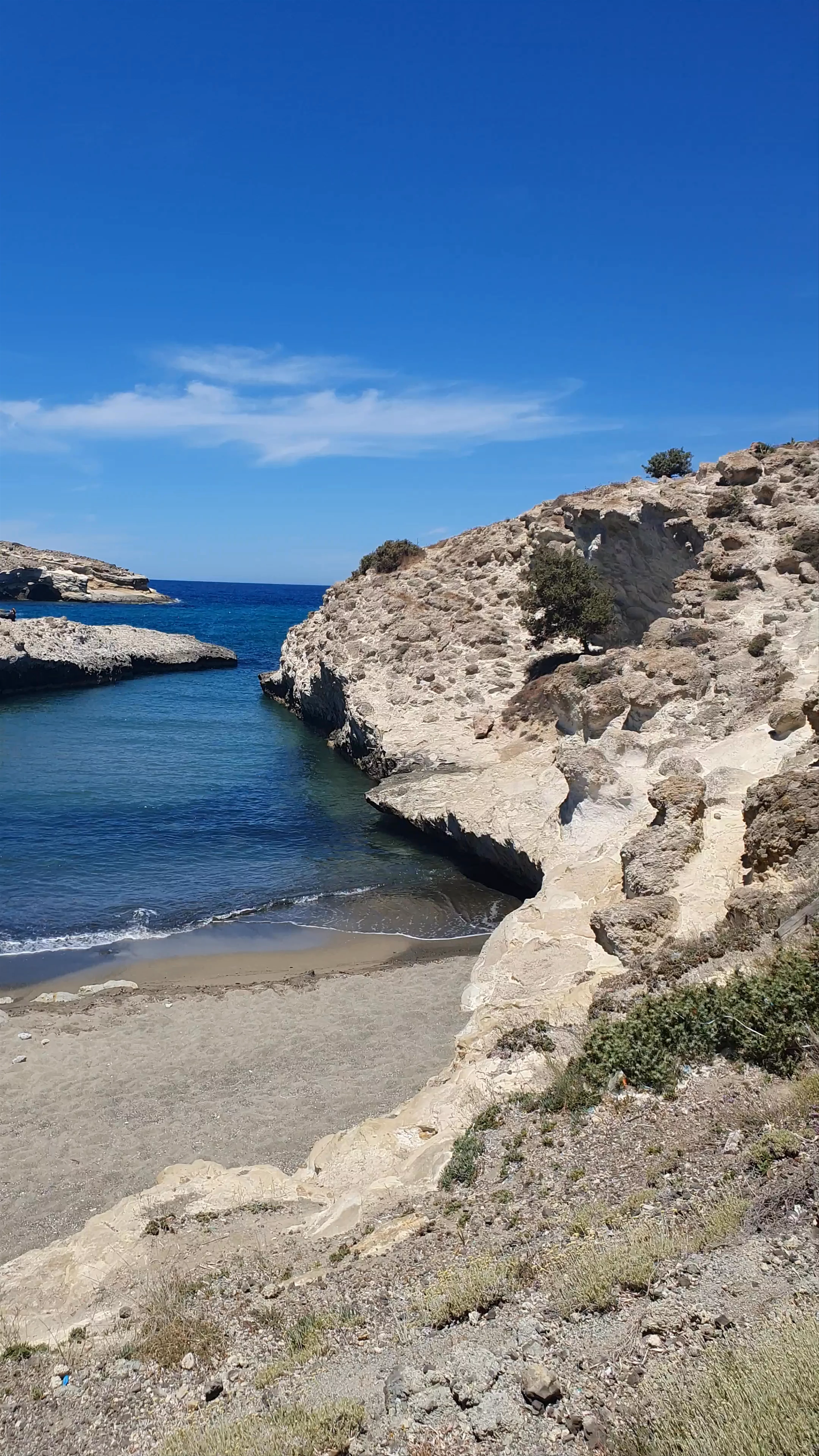Papafragas Beach and Caves