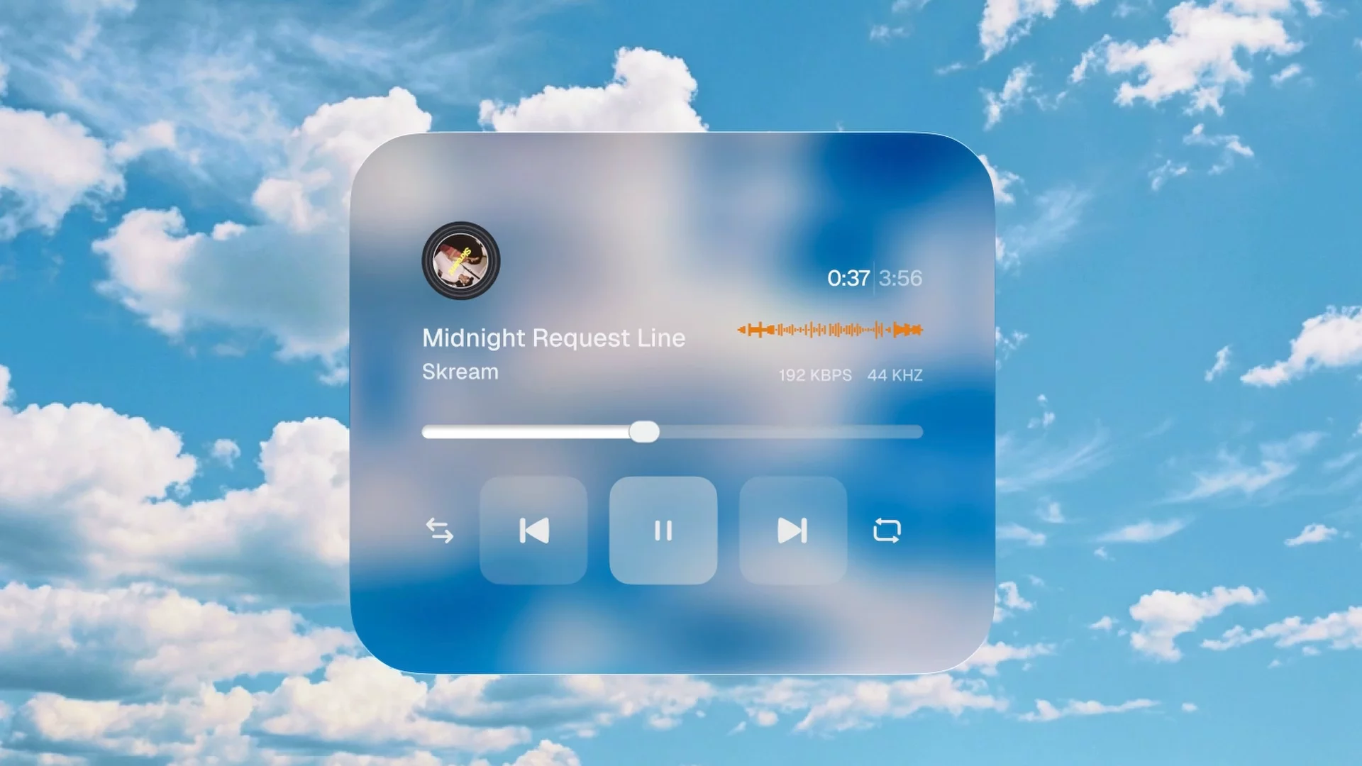 micro-interactions: music player edition 🎧☁precise glassmorphism layering, dynamic active states, and fluid smart-animate transitions to bring the widget to life. sound design coming soon.#InteractionDesign #UIUX #DesignSystems #MotionDesign