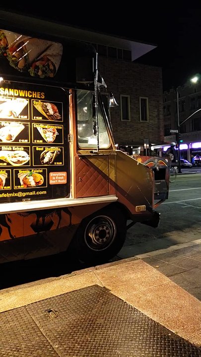 Shrimp Falafel Mix - I got 3rds - Food Trucks Near Me - Oakland, California