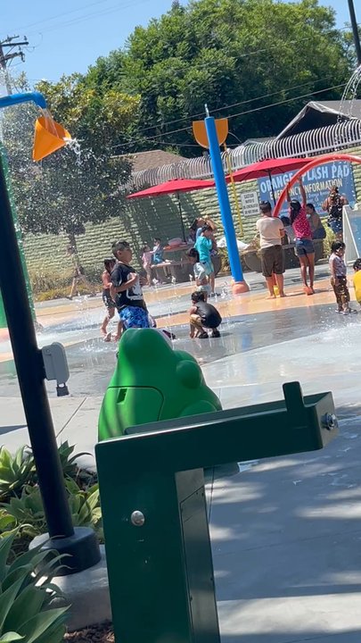 Splash Pad - It great for kids. - Water Parks Near Me - Paramount, California
