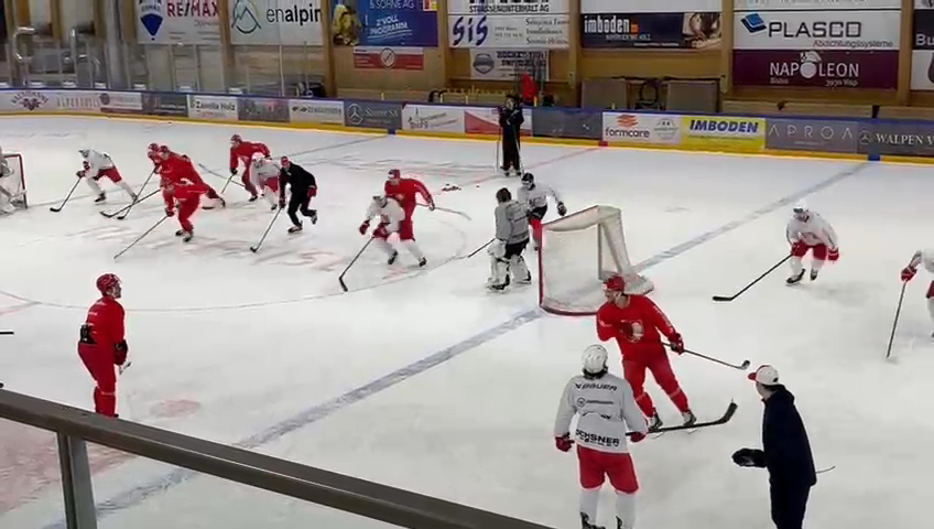 Jamiro Lorenz: Training Highlights from EHC Visp Swiss League