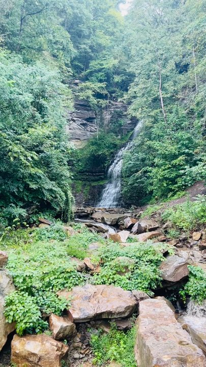 Cathedral Falls - The falls from the bridge - Landmarks & Historical Buildings Near Me