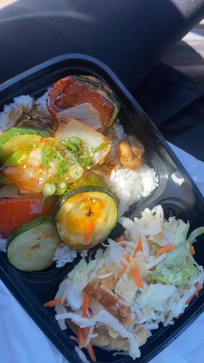 SanSai Japanese Grill - Veggie bowl with Vegetable Sumi Salad - Japanese Near Me - Burbank, California