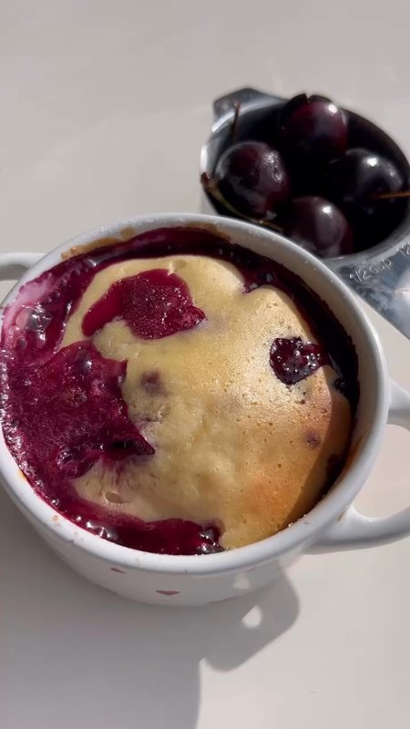 Single Serve Cherry Clafoutis