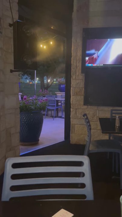 Rio Mambo - Very nice patio with misting water and fans. - Latin American Near Me - Colleyville, Texas