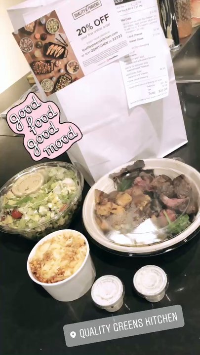 Quality Greens Kitchen - TAKEOUT, first time ordering from here. Amazing. - New American Near Me - Hoboken, New Jersey