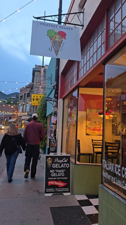 Pussycat Gelato - Video  3/30/26, Pussycat Gelato - Gelato Near Me - Bisbee, Arizona