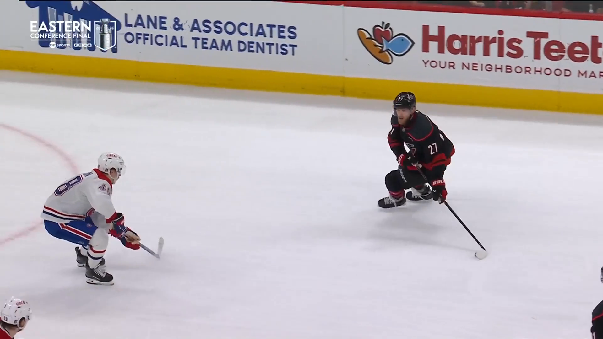 Ehlers Dances Past Two Canadiens Defenders to Put Hurricanes Ahead · May 23, 2026