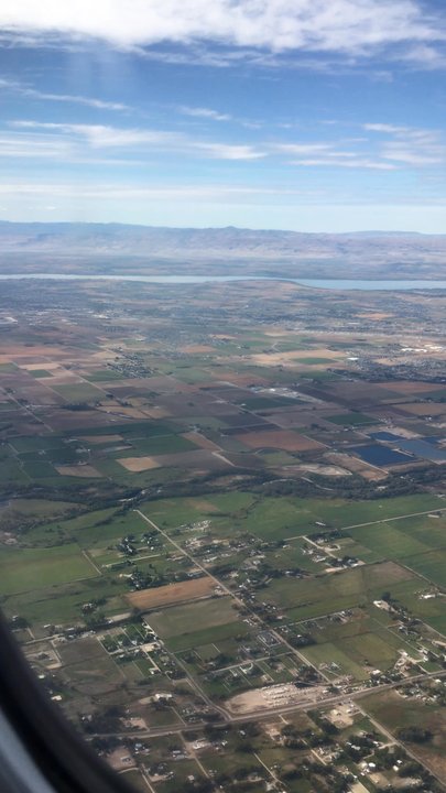 Alaska Airlines - Descent Into Boise - Airlines Near Me - Boise, Idaho