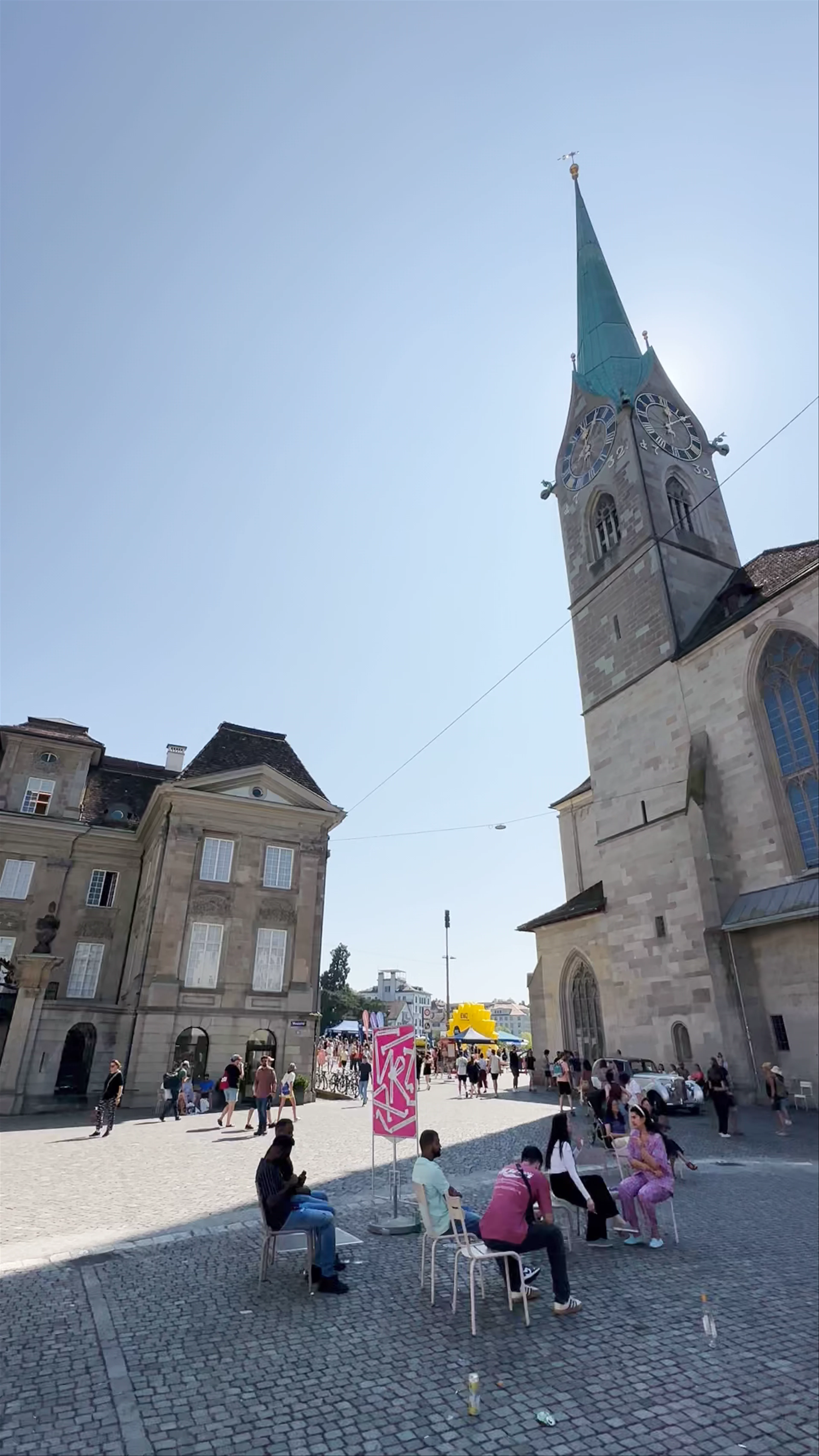 Fraumünster Church, Münsterhof