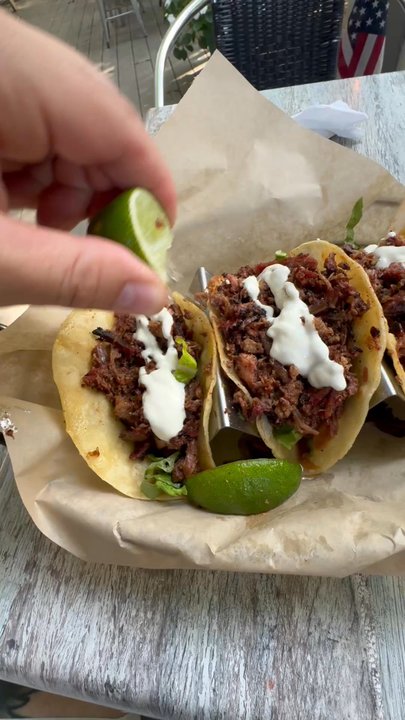 Frog Level Brewing - Brisket tacos - Beer Gardens Near Me - Waynesville, North Carolina
