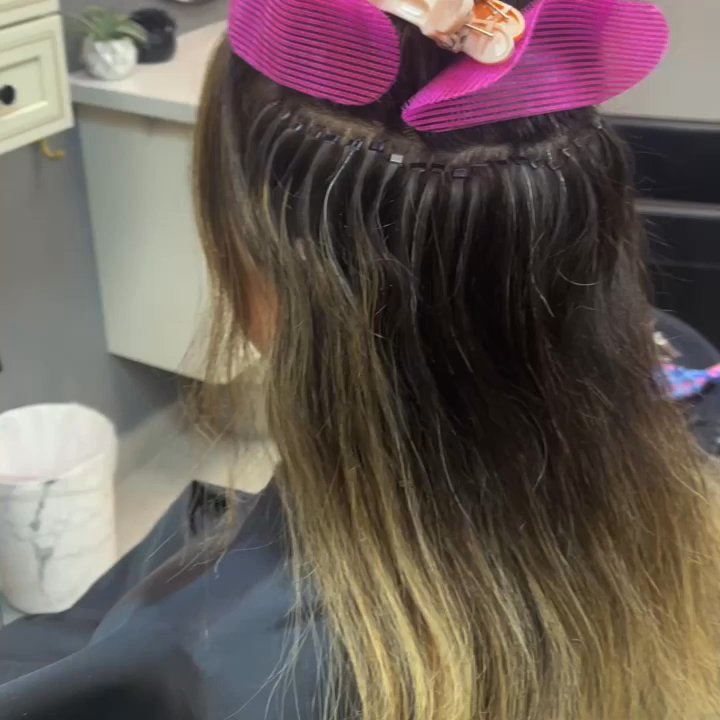 Flourish Hair Studio - Color in hand tied extensions - Hair Salons Near Me - Peoria, Arizona
