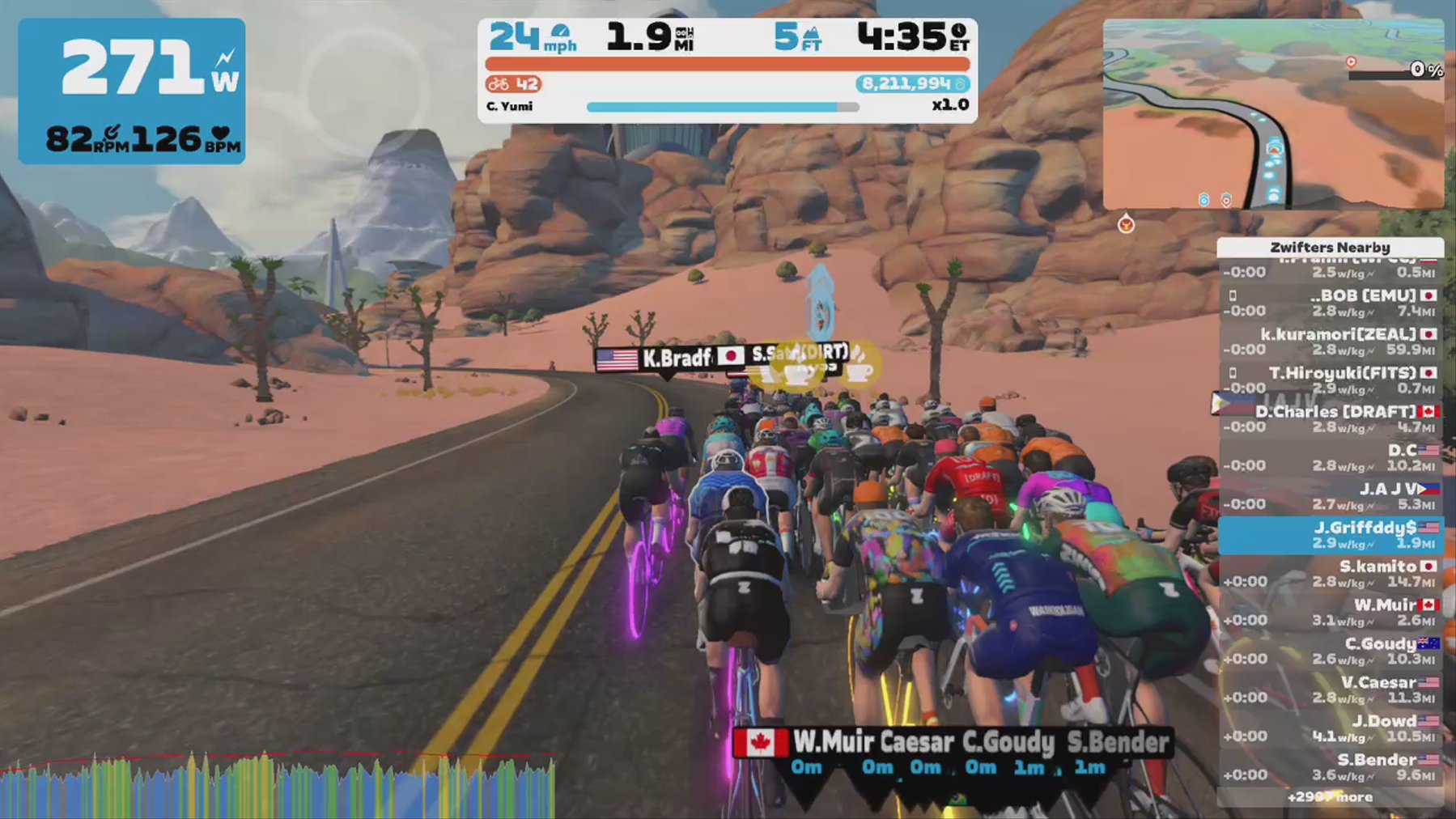 Zwift - Pacer Group Ride: Tempus Fugit in Watopia with Yumi