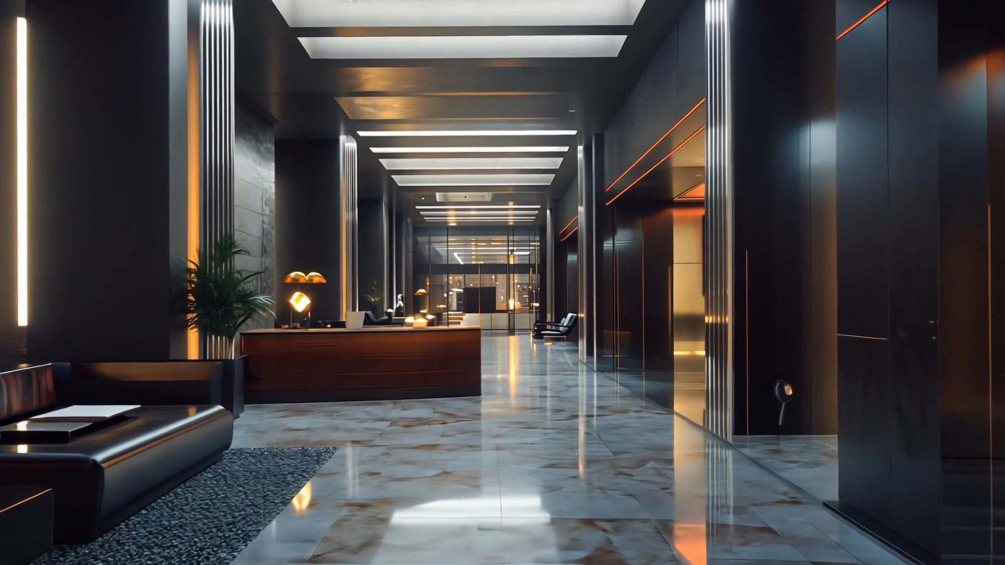 Éclairage d'une piscine 