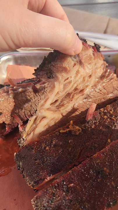 Wild Fig BBQ - Brisket back in June 2023 when it was so tender - Barbeque Near Me - Las Vegas, Nevada