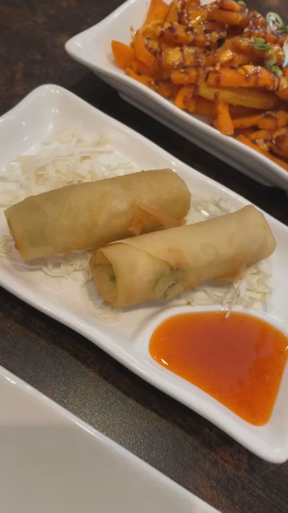 IZA Robata - Harumaki spring rolls & Furikake French Fries - Ramen Near Me - Spring, Texas