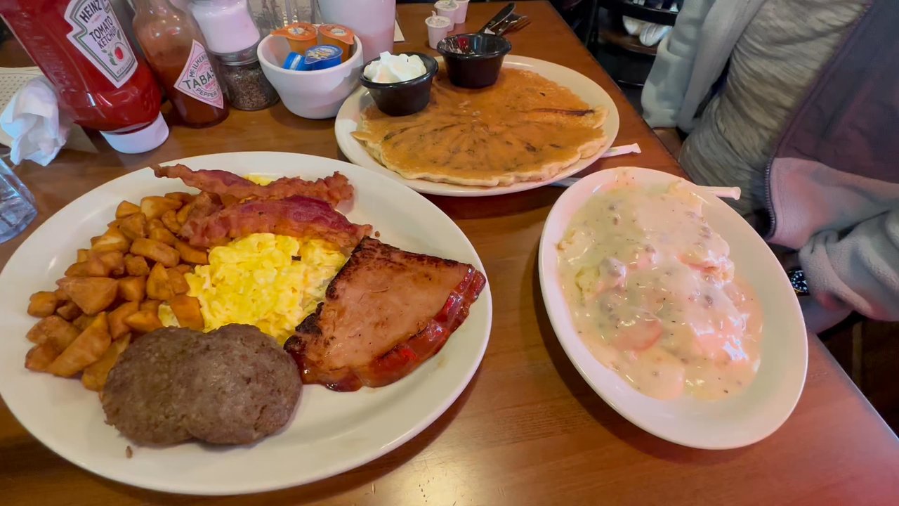 Old West Cafe - wrangler, chocolate pancake, and biscuits n gravy - Breakfast & Brunch Near Me - Grapevine, Texas