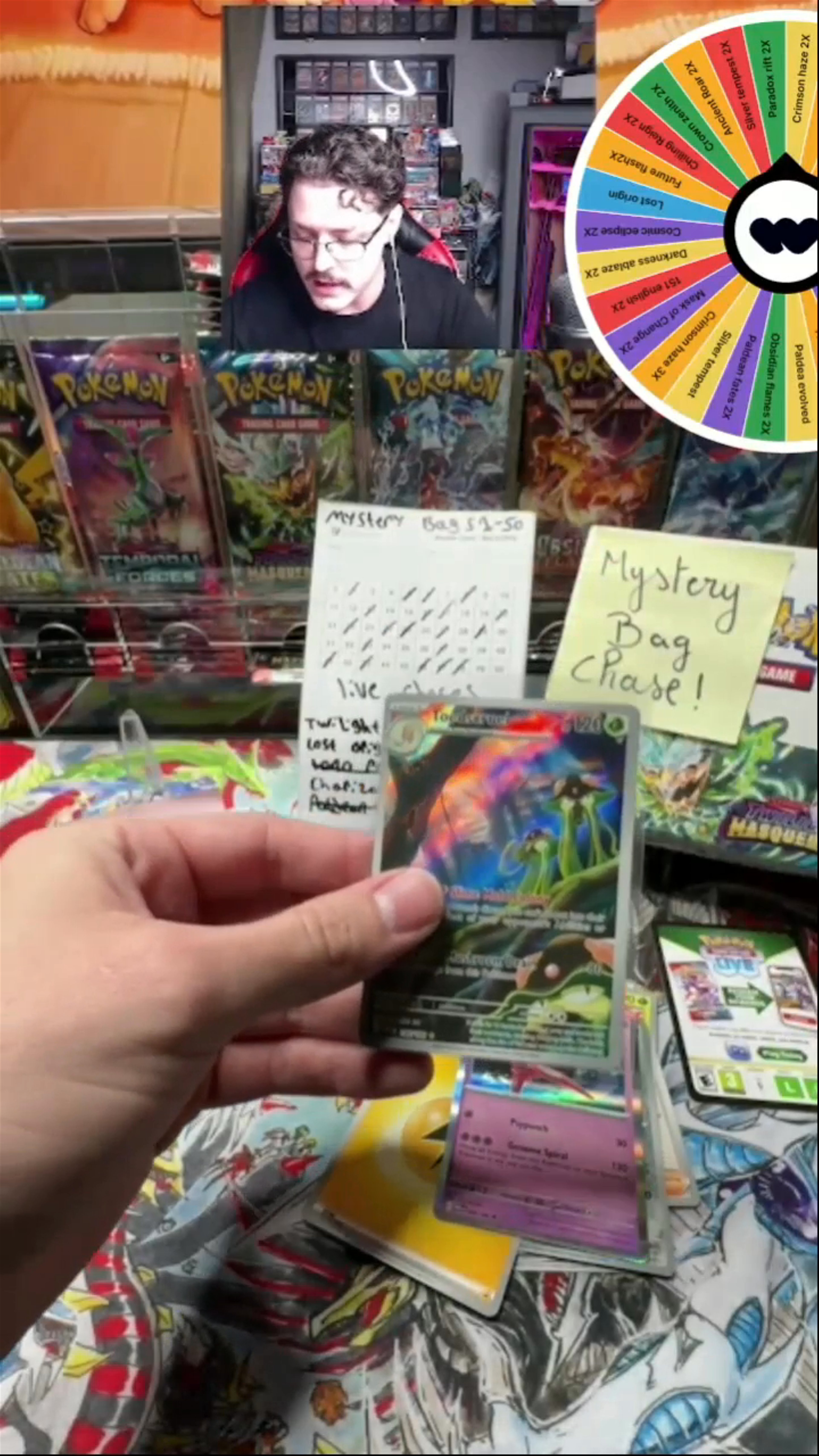 $1 start Mystery bags! $1 start XY Evolutions+ Cosmic Eclipse wheel spins!! Givey all stream long!