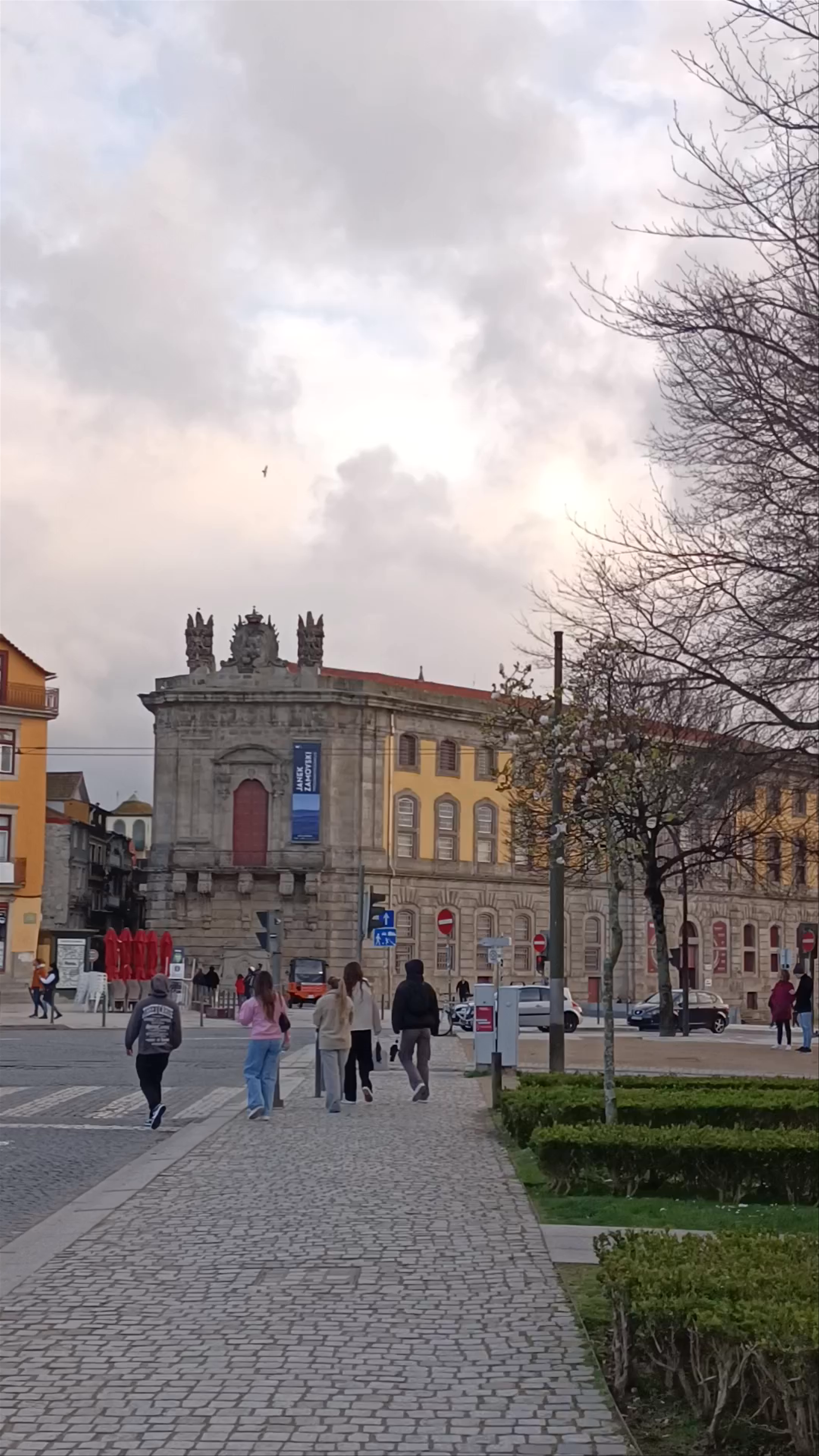 Torre de los Clérigos and Rua de São Filipe de Nery in Porto
