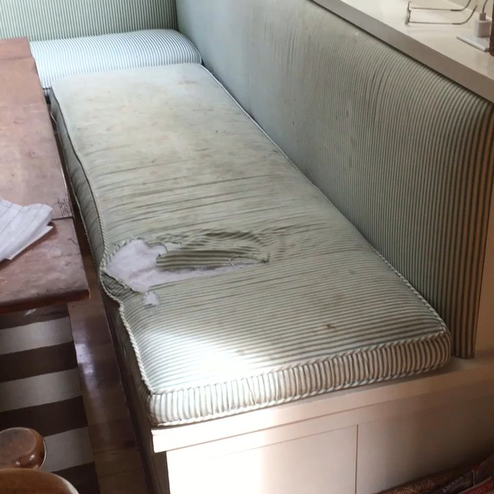 Paco's Upholstery - What do you estimate the labor costs to be to reupholster these 2 cushions and two backs? Dimensions 8.5 feet by 6.5 feet. - Furniture Reupholstery Near Me - Los Angeles, California