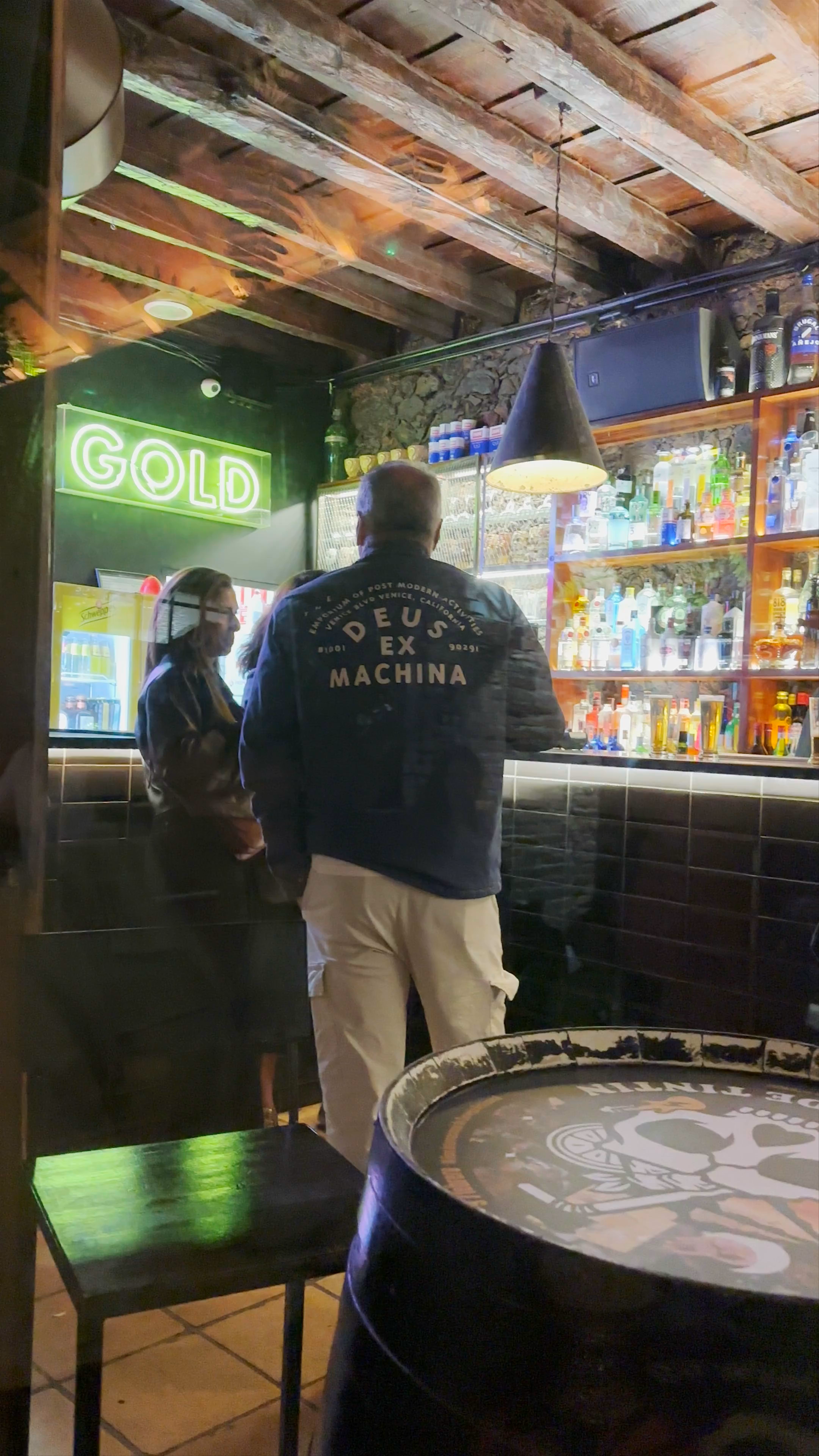Nightlife at Tintin's Corner Bar, La Laguna, Canary Islands