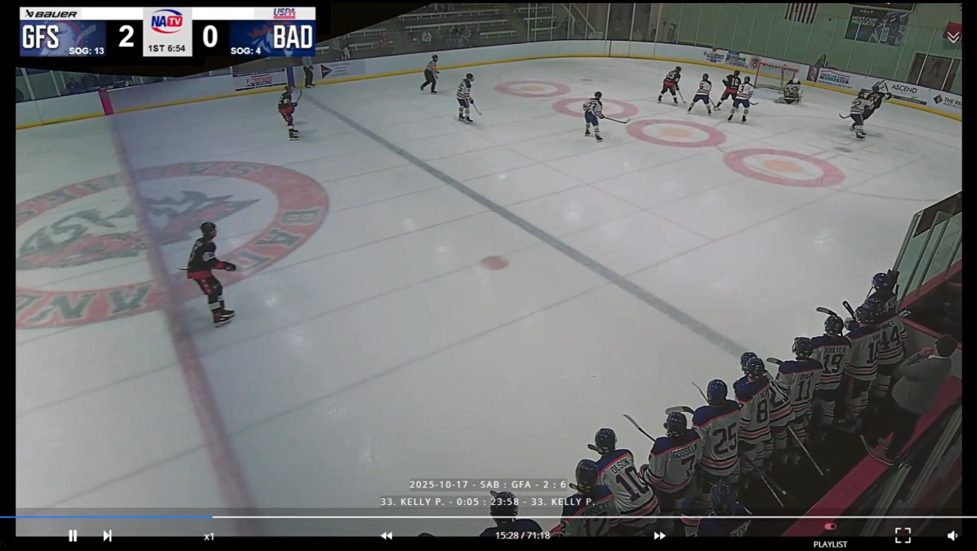 Parker Kelly's Highlights vs. Great Falls Americans