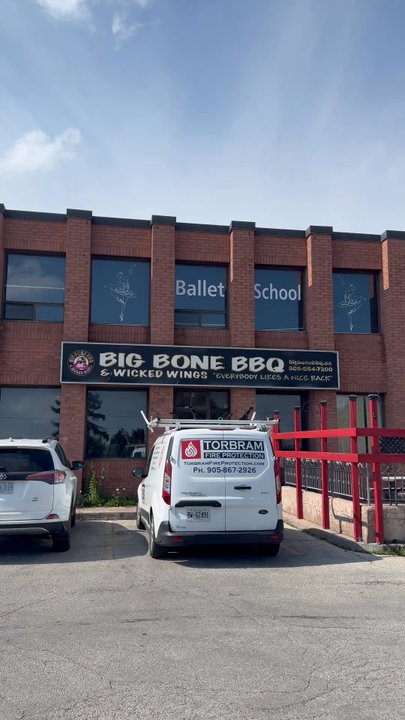 Big Bone BBQ & Wicked Wings - Outside of the restaurant. - Barbeque Near Me - Markham, Ontario