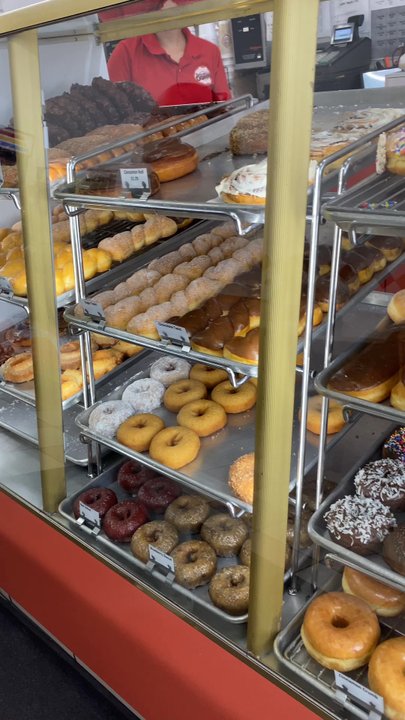 Georgie's Donuts - Donut selection. - Donuts Near Me - Anaheim, California