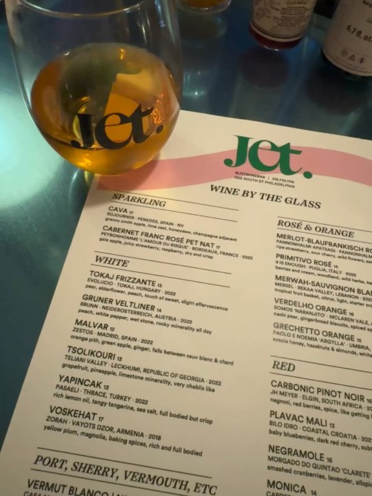 Jet Wine Bar - Menu and wine - Wine Bars Near Me - Philadelphia, Pennsylvania