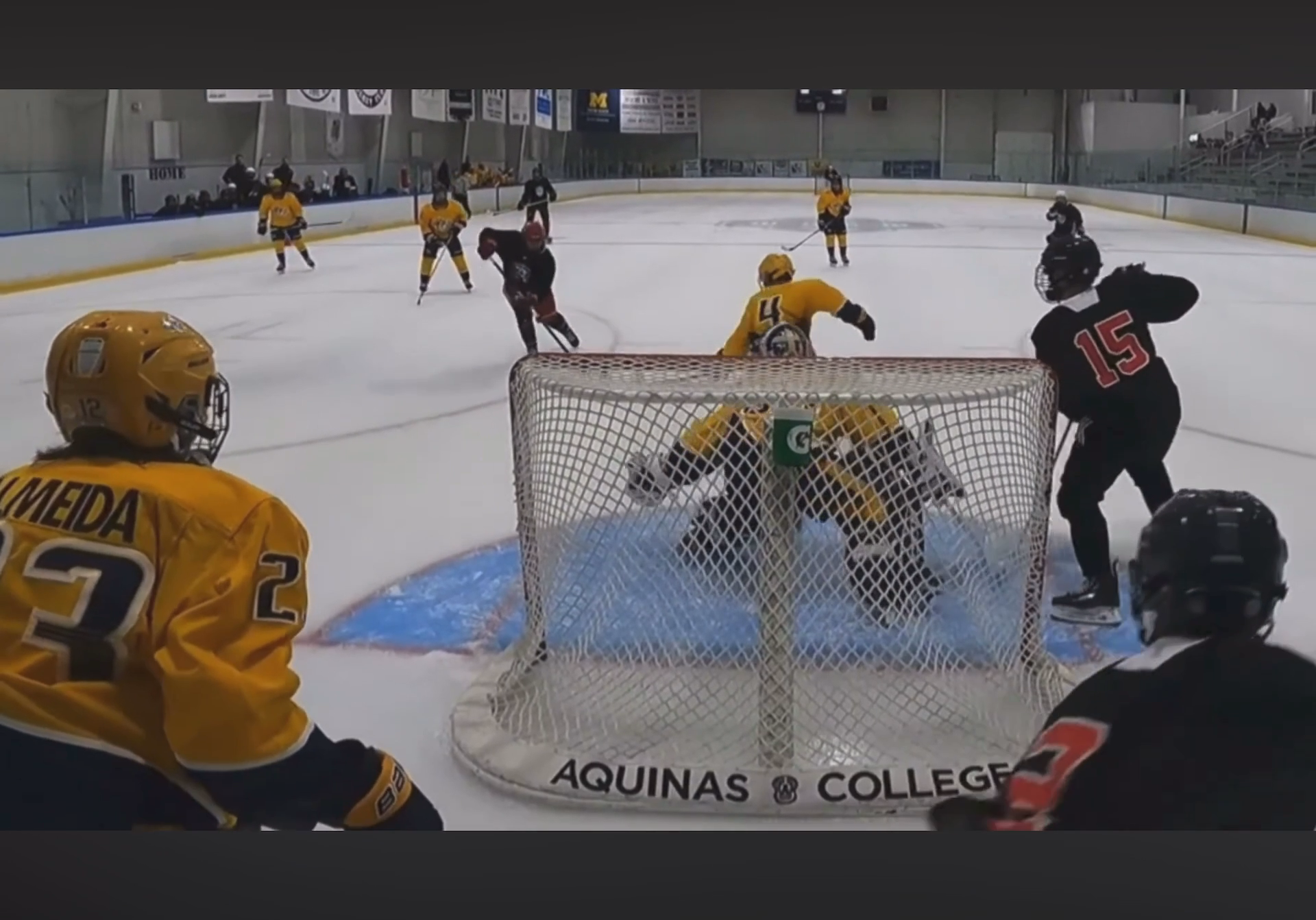 Alec Dawes' Stunning Save: Athleticism in Action