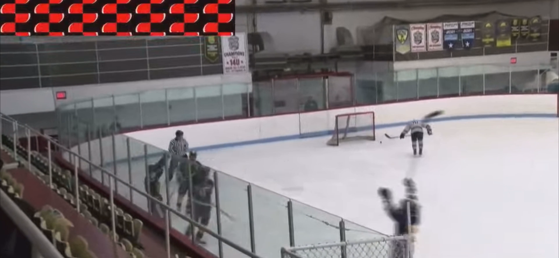 Noah Sampson's Empty Netter for Woodstock Academy