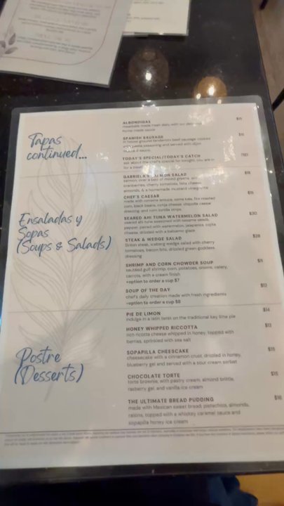 Gabriela's Seafood + Tapas - Tapas/Small Plates Near Me - Rockport, Texas