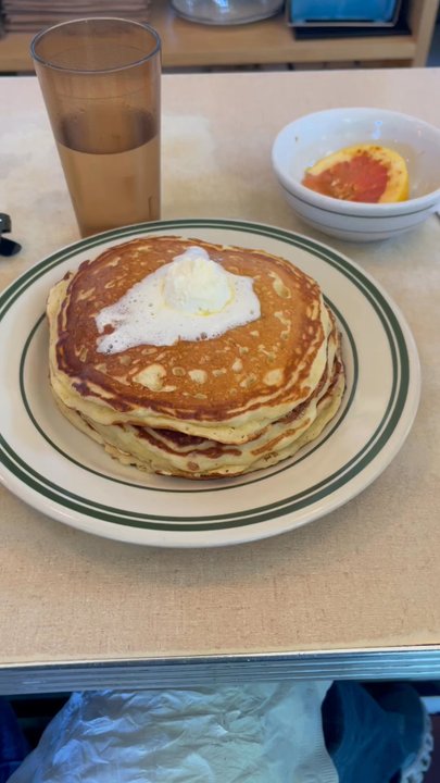 Palace Diner - The most delicious flapjacks covered in pure maple syrup! - Breakfast & Brunch Near Me - Biddeford, Maine