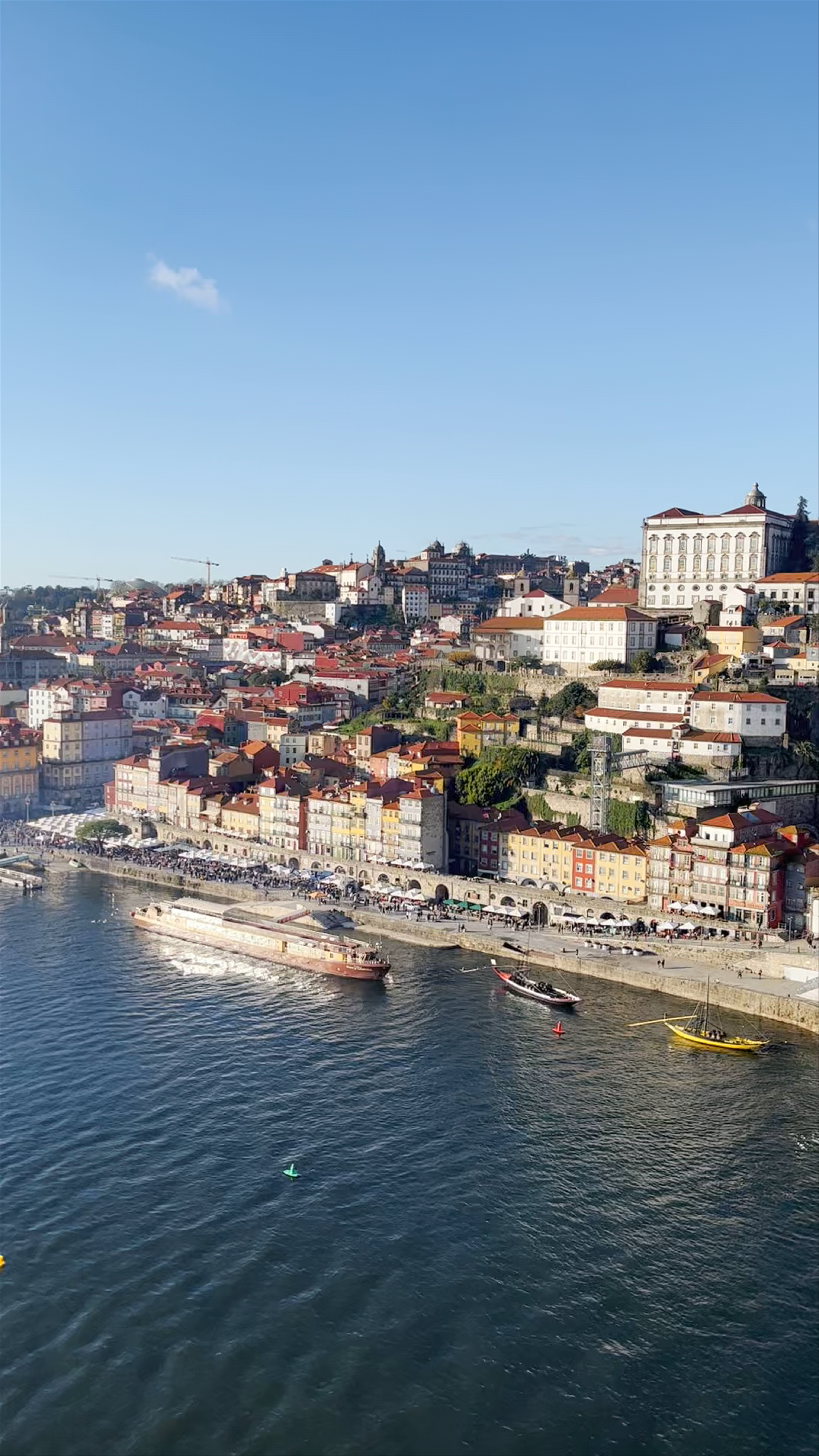 Luís I Bridge from the River: Stunning Porto Riverside Views