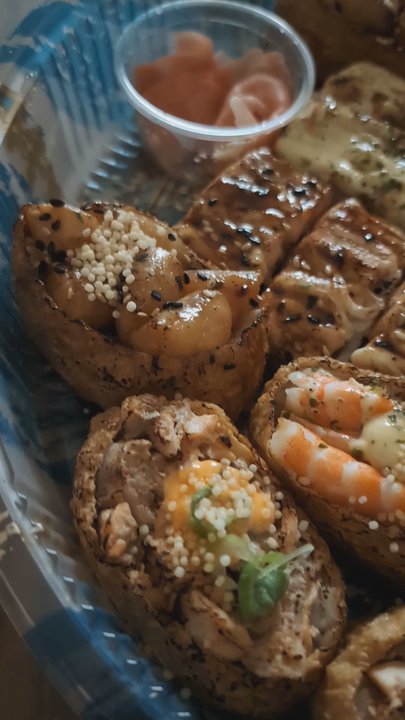 Cafe Mozaiko - Fully Cooked Mozushi Platter - 22 pieces. $30 - Japanese Near Me - Markham, Ontario