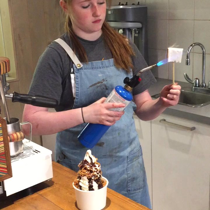 Made by Marcus - Toasting marshmallows - Coffee & Tea Near Me - Calgary, Alberta