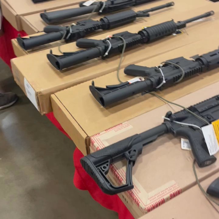 The Nation's Gun Show - A display from just one vendor at the gun show - Gun/Rifle Ranges Near Me - Manassas, Virginia