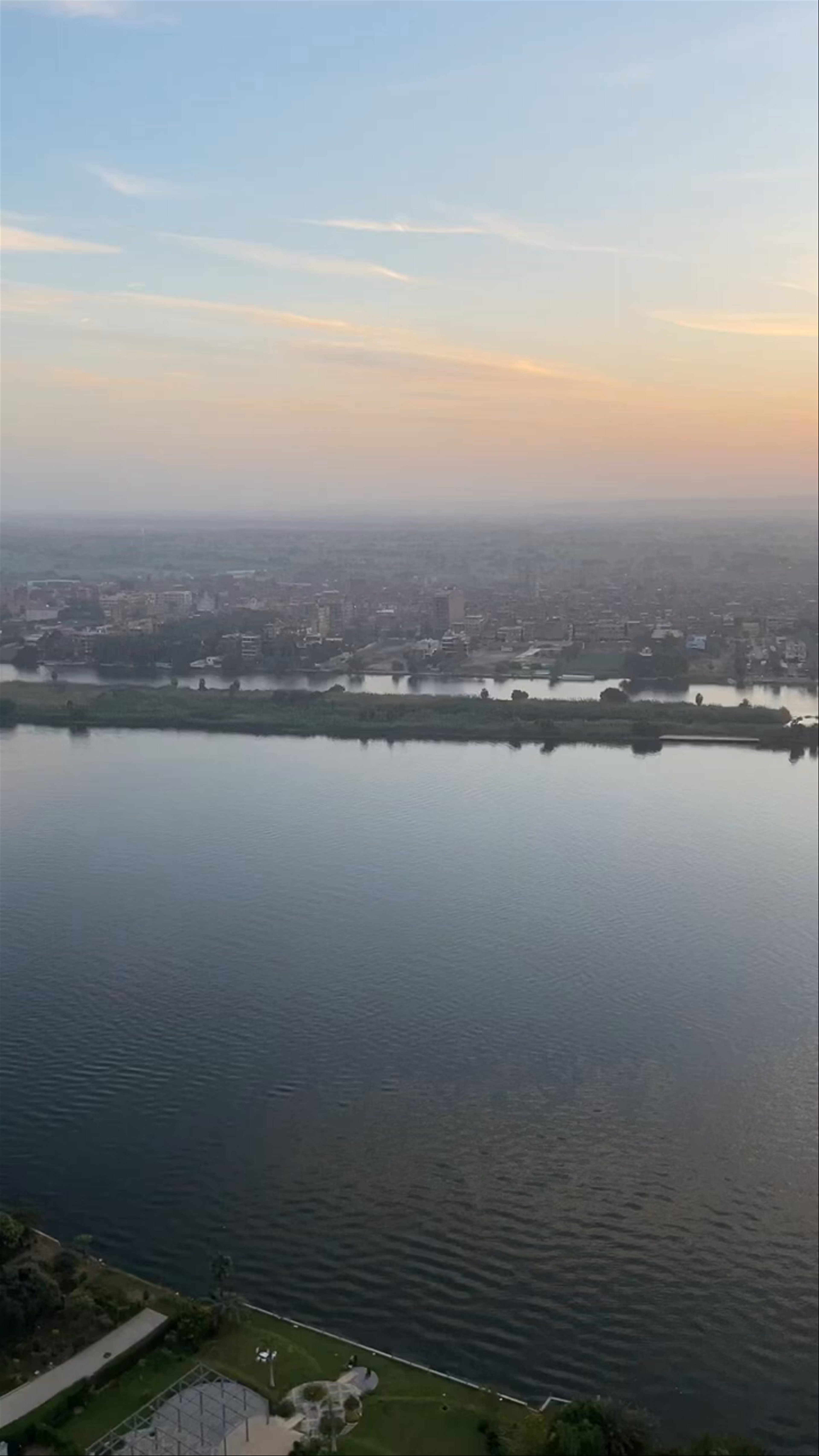 Sunset Serenity Along the Nile River in Maadi, Cairo