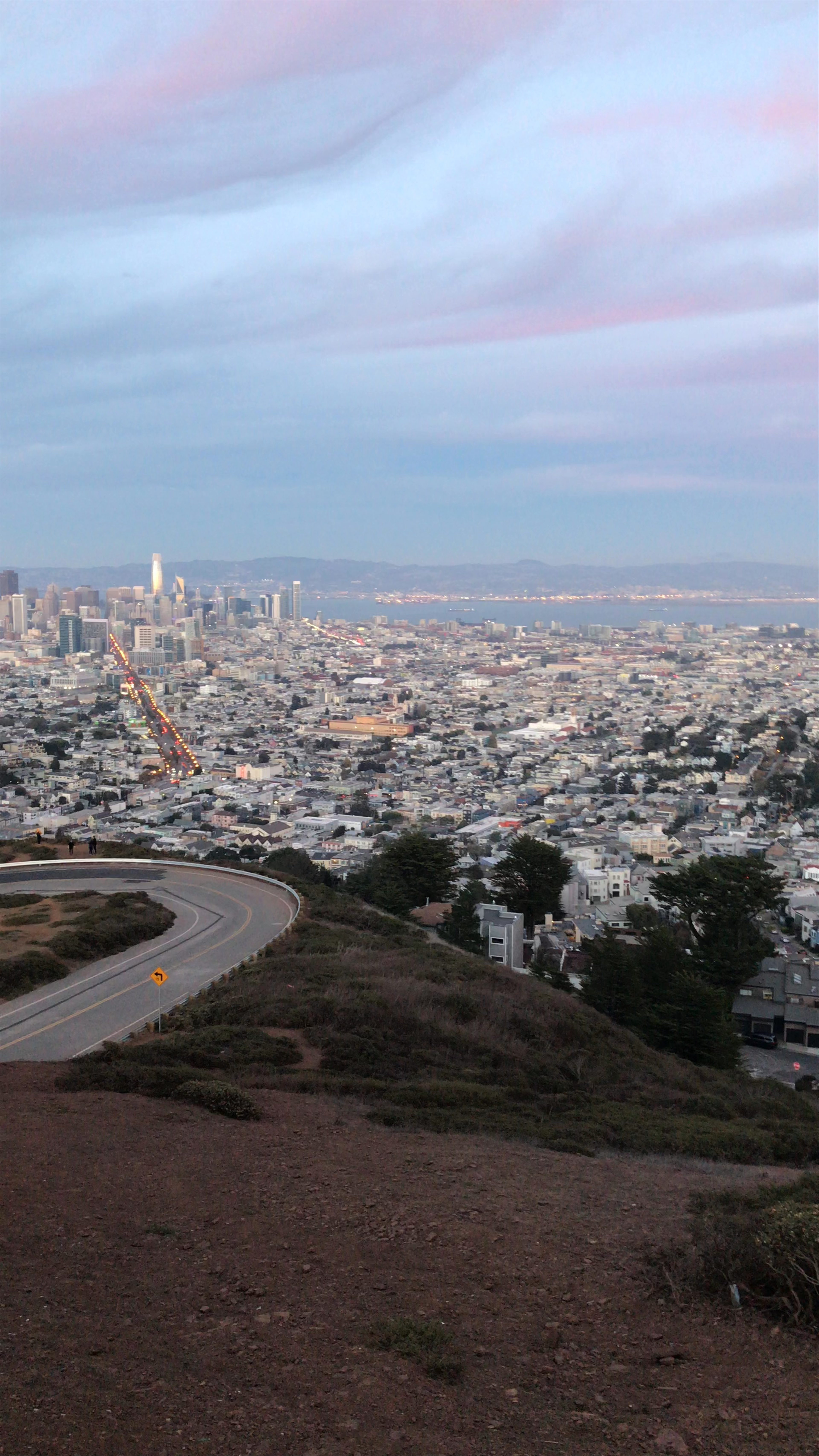Twilight Panorama from Twin Peaks, San Francisco