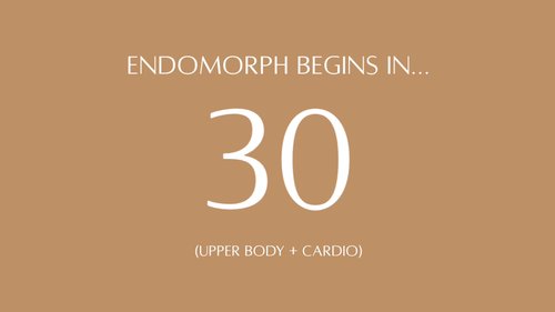 Endomorph: Upper Body + Cardio {28 Minutes}